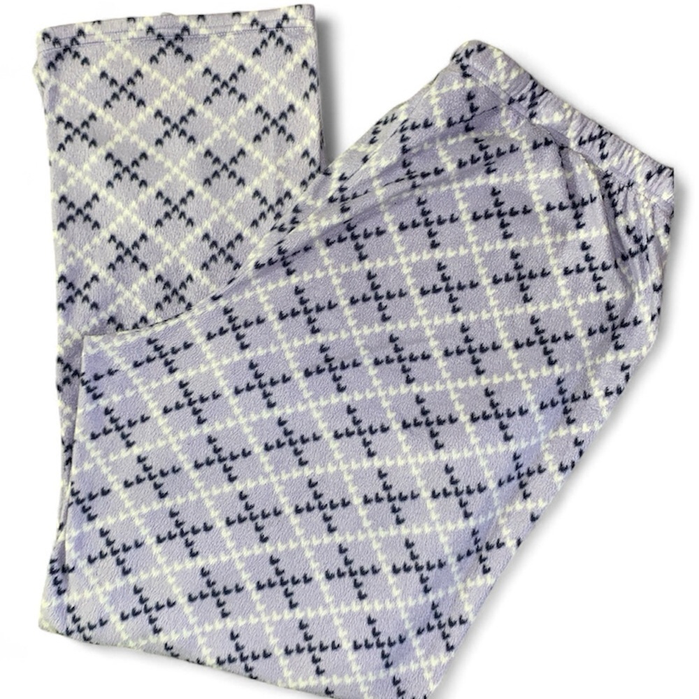 ⭐️ 3/$15 • Croft & Barrow •Fuzzy •Purple Pajama Pants